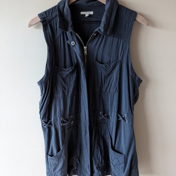 Blue-Grey Maurices Vest - Picture 1 of 2